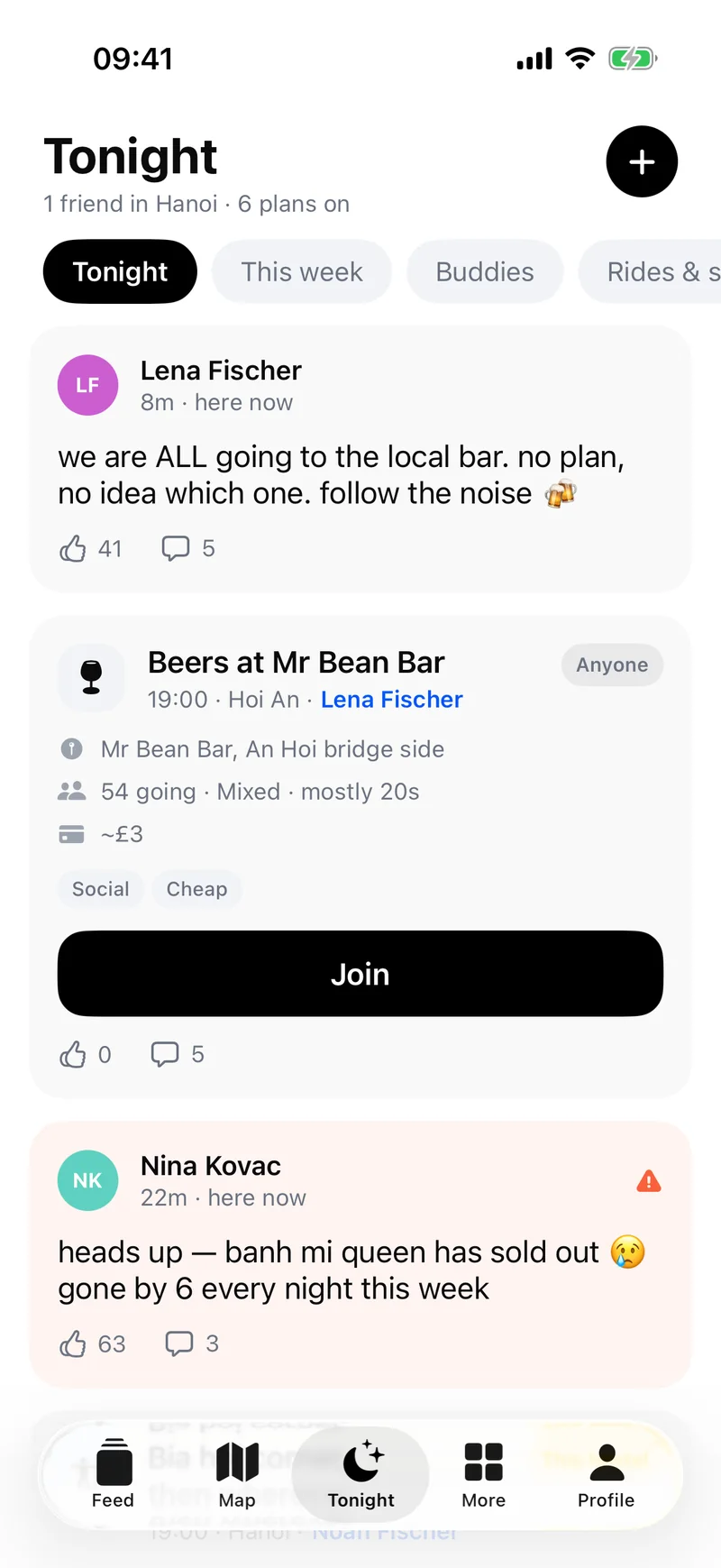 Tonight — what's on near you